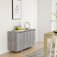 Vidaxl Sideboard Gray Sonoma 47.2X16.1X29.5 Engineered Wood