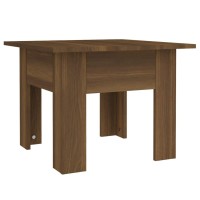 Vidaxl Coffee Table Brown Oak 21.7X21.7X16.5 Engineered Wood