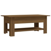 vidaXL Coffee Table Brown Oak 40.2