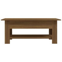 vidaXL Coffee Table Brown Oak 40.2