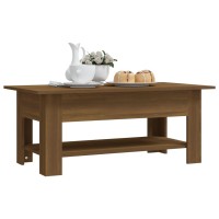 vidaXL Coffee Table Brown Oak 40.2