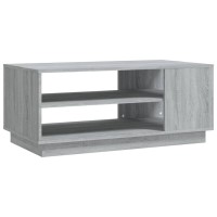 vidaXL Coffee Table Gray Sonoma 40.2