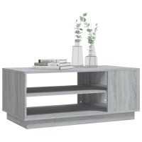 vidaXL Coffee Table Gray Sonoma 40.2