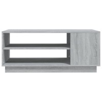 vidaXL Coffee Table Gray Sonoma 40.2