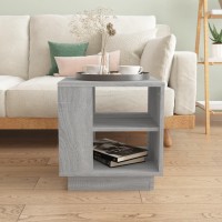 vidaXL Coffee Table Gray Sonoma 15.7