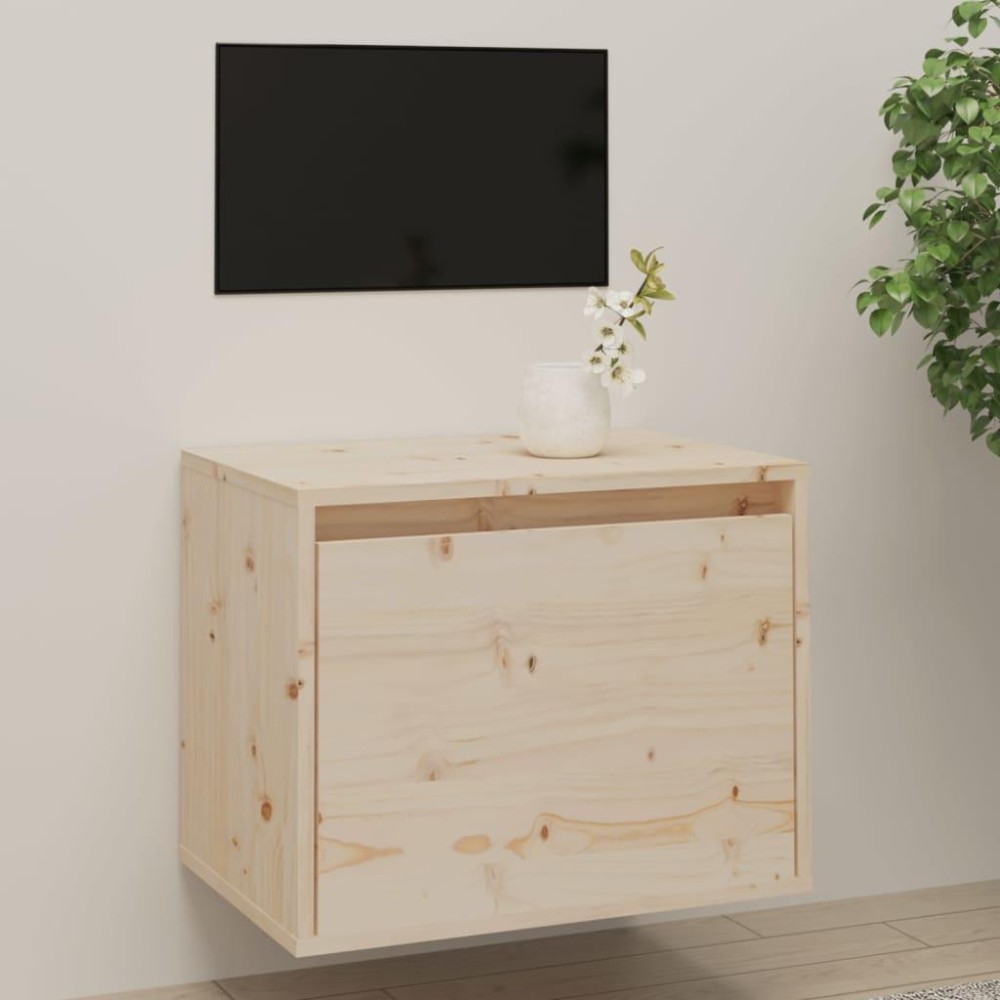 Vidaxl Wall Cabinet 17.7X11.8X13.8 Solid Wood Pine