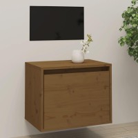Vidaxl Wall Cabinet Honey Brown 17.7X11.8X13.8 Solid Wood Pine