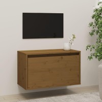 Vidaxl Wall Cabinet Honey Brown 23.6X11.8X13.8 Solid Pinewood