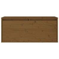 Vidaxl Wall Cabinet Honey Brown 31.5X11.8X13.8 Solid Wood Pine