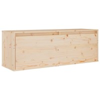 Vidaxl Wall Cabinet 39.4X11.8X13.8 Solid Wood Pine