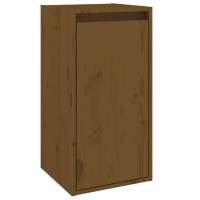 Vidaxl Wall Cabinet Honey Brown 11.8X11.8X23.6 Solid Wood Pine