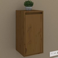 Vidaxl Wall Cabinets 2 Pcs Honey Brown 11.8X11.8X23.6 Solid Wood Pine
