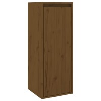 Vidaxl Wall Cabinet Honey Brown 11.8X11.8X31.5 Solid Wood Pine