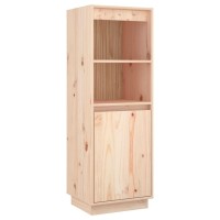 Vidaxl Highboard 14.6X13.4X43.3 Solid Wood Pine