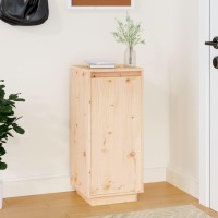 Vidaxl Shoe Cabinet 13.8X13.8X31.5 Solid Wood Pine