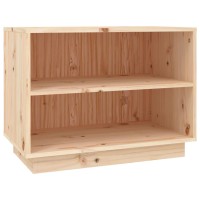 Vidaxl Shoe Cabinet 23.6X13.4X17.7 Solid Wood Pine