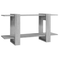 Vidaxl Book Cabinet Gray Sonoma 39.4X11.8X20.1 Engineered Wood
