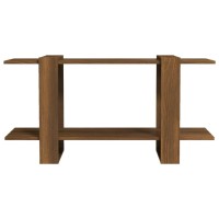 Vidaxl Book Cabinet Brown Oak 39.4X11.8X20.1 Engineered Wood