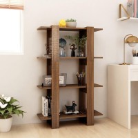 Vidaxl Book Cabinet/Room Divider Brown Oak 31.5X11.8X48.6