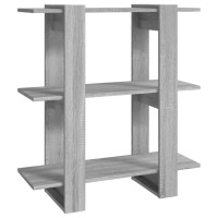 Vidaxl Book Cabinet/Room Divider Gray Sonoma 31.5X11.8X34.3