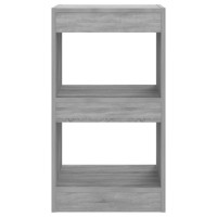 Vidaxl Book Cabinet/Room Divider Gray Sonoma 15.7X11.8X28.3