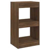 Vidaxl Book Cabinet/Room Divider Brown Oak 15.7X11.8X28.3