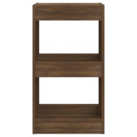 Vidaxl Book Cabinet/Room Divider Brown Oak 15.7X11.8X28.3