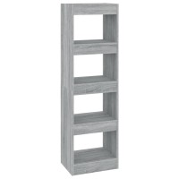 Vidaxl Book Cabinet/Room Divider Gray Sonoma 15.7X11.8X53.1