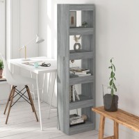 Vidaxl Book Cabinet/Room Divider Gray Sonoma 15.7X11.8X65.4