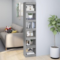 Vidaxl Book Cabinet/Room Divider Gray Sonoma 15.7X11.8X78