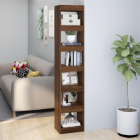 Vidaxl Book Cabinet/Room Divider Brown Oak 15.7X11.8X78