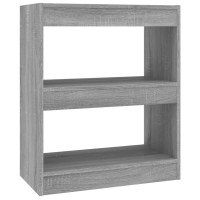 Vidaxl Book Cabinetroom Divider Gray Sonoma 23.6X11.8X28.3
