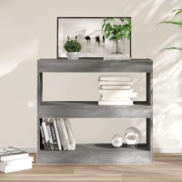 Vidaxl Book Cabinet/Room Divider Gray Sonoma 31.5X11.8X28.3