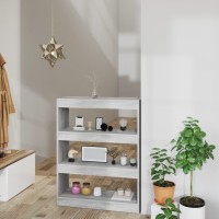 Vidaxl Book Cabinet/Room Divider Gray Sonoma 31.5X11.8X40.6 Engineered Wood