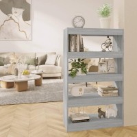 Vidaxl Book Cabinet/Room Divider Gray Sonoma 31.5X11.8X53.1 Engineered Wood