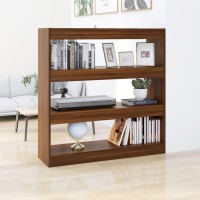 Vidaxl Book Cabinet/Room Divider Brown Oak 39.4X11.8X40.6