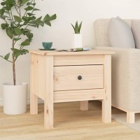 Vidaxl Side Table 15.7X15.7X15.4 Solid Wood Pine