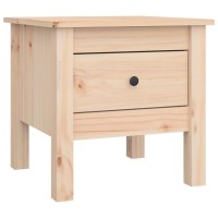 Vidaxl Side Table 15.7X15.7X15.4 Solid Wood Pine