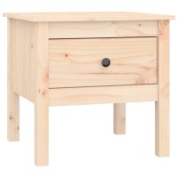 Vidaxl Side Table 19.7X19.7X19.3 Solid Wood Pine