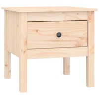 Vidaxl Side Tables 2 Pcs 19.7X19.7X19.3 Solid Wood Pine