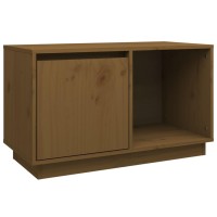 Vidaxl Tv Cabinet Honey Brown 29.1X13.8X17.3 Solid Wood Pine