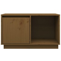 Vidaxl Tv Cabinet Honey Brown 29.1X13.8X17.3 Solid Wood Pine