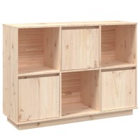 Vidaxl Sideboard 43.5X13.8X31.5 Solid Wood Pine