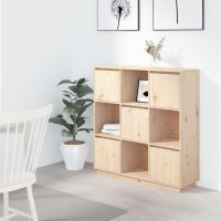 Vidaxl Highboard 43.5X13.8X46.1 Solid Wood Pine