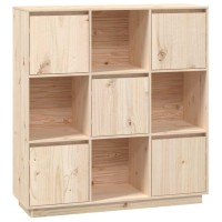 Vidaxl Highboard 43.5X13.8X46.1 Solid Wood Pine