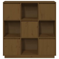 Vidaxl Highboard Honey Brown 43.5X13.8X46.1 Solid Wood Pine