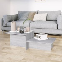 Vidaxl Coffee Table Gray Sonoma 43.9X19.7X13 Engineered Wood