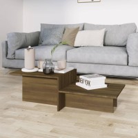 Vidaxl Coffee Table Brown Oak 43.9X19.7X13 Engineered Wood