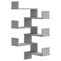 Vidaxl Wall Corner Shelves 2 Pcs Gray Sonoma 15.7X15.7X19.7 Engineered Wood