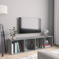 Vidaxl Book Cabinet/Tv Cabinet Gray Sonoma 56.3X11.8X14.2 Engineered Wood